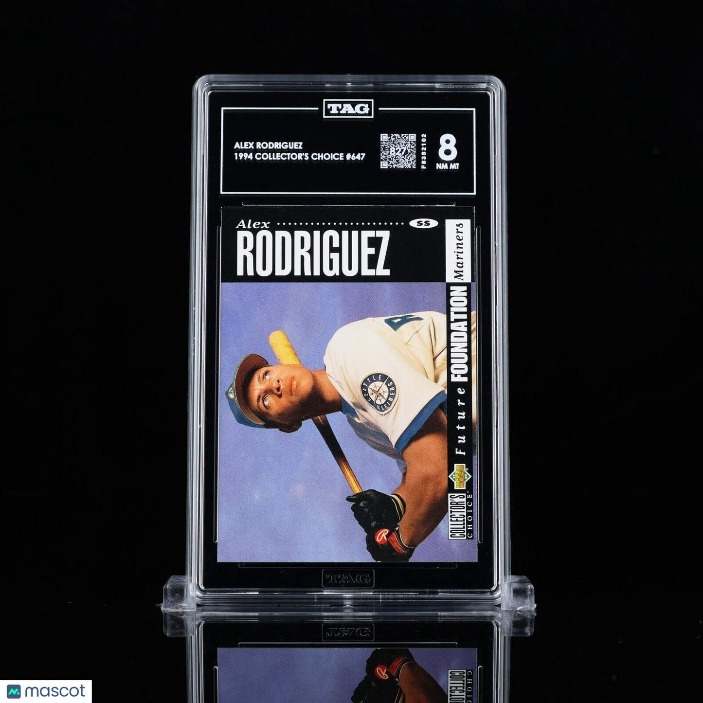 Alex Rodriguez 1994 Upper Deck Collector's Choice #647 Rookie TAG 8