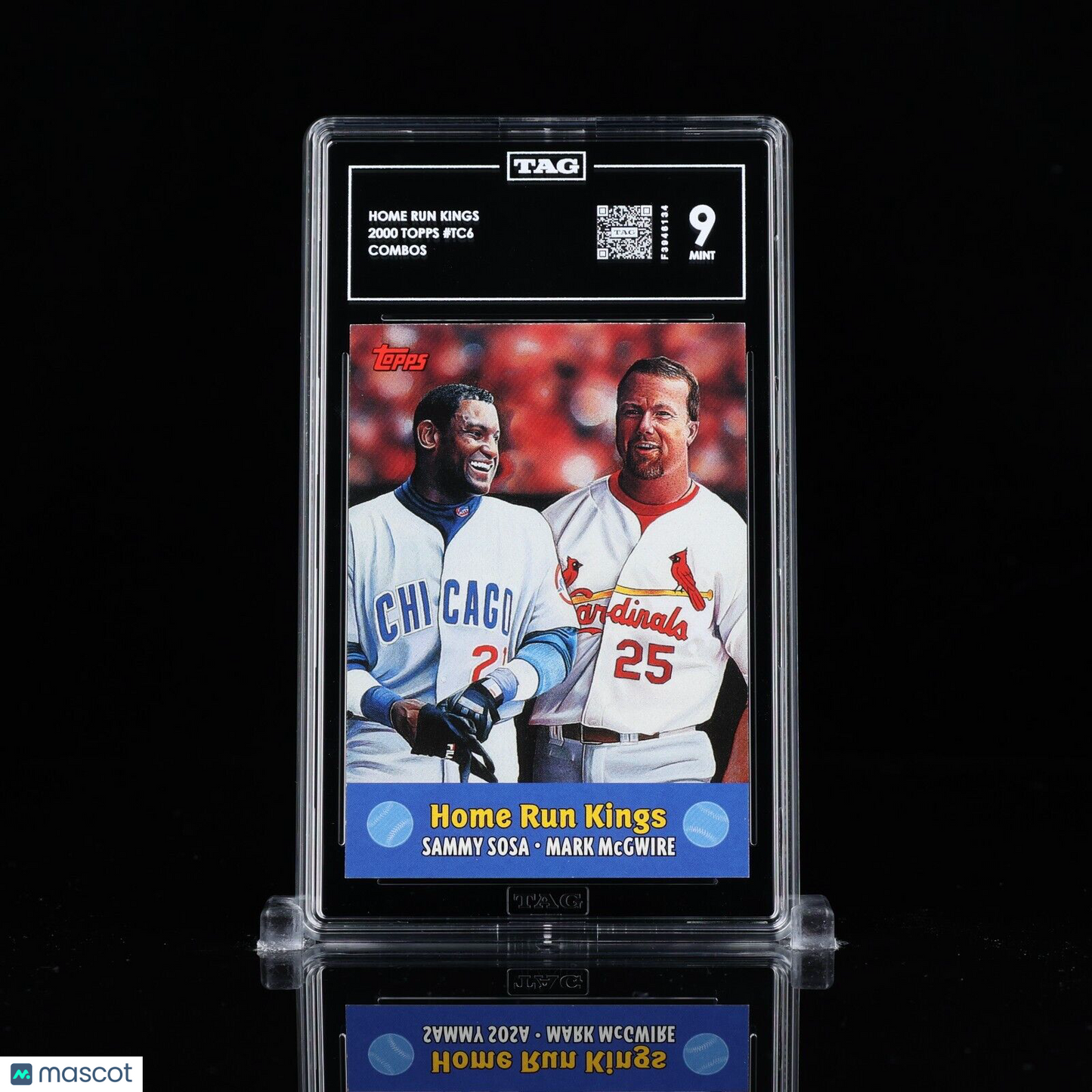 Sammy Sosa / Mark McGwire 2000 Topps Combs #TC6 Home Run Kings TAG 9 low pop 3