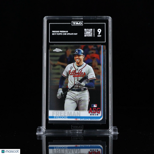 Freddie Freeman 2019 Topps Chrome Update #69 MVP TAG 9 MINT L8244569