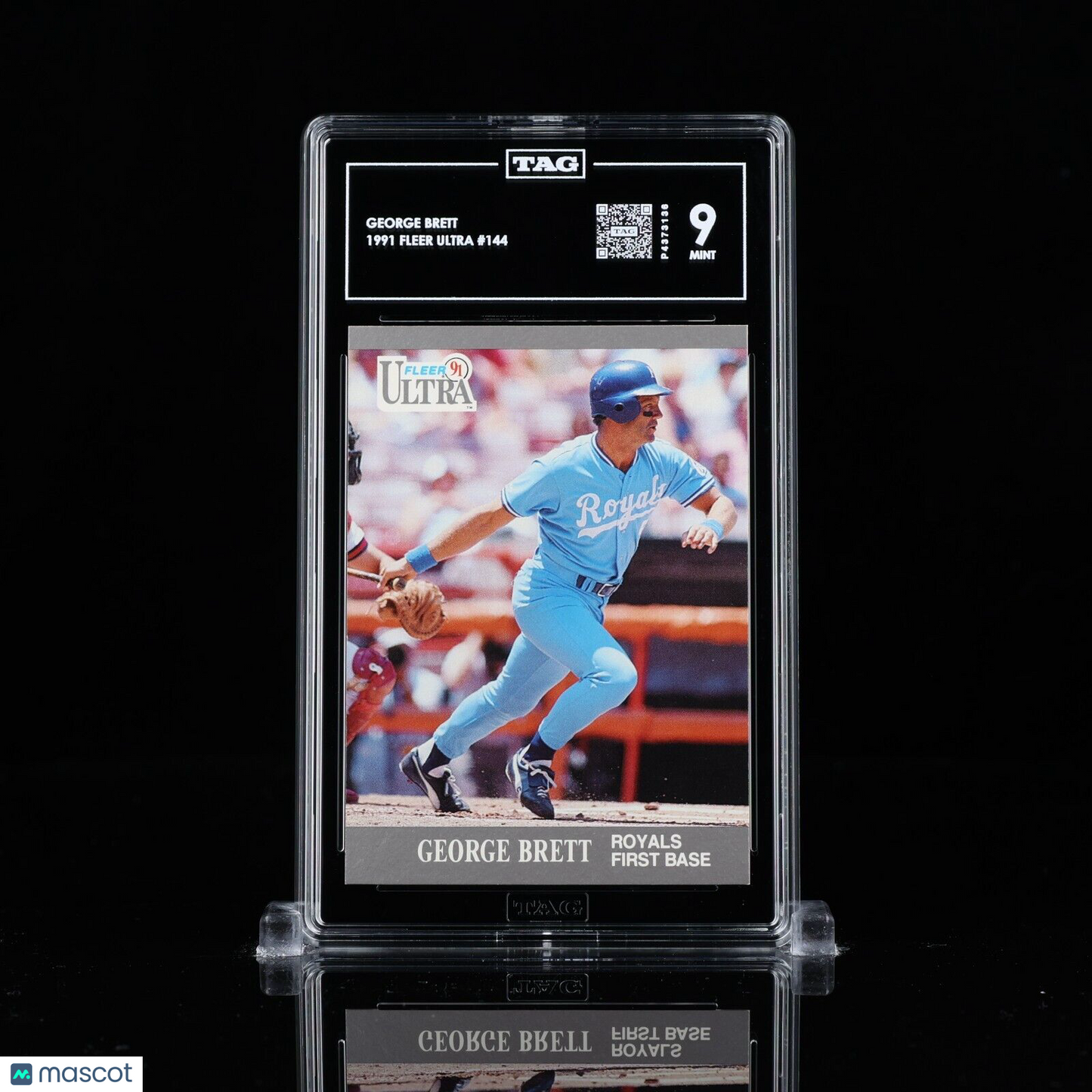 George Brett 1991 Fleer Ultra #144 HOF TAG 9 MINT P4373136