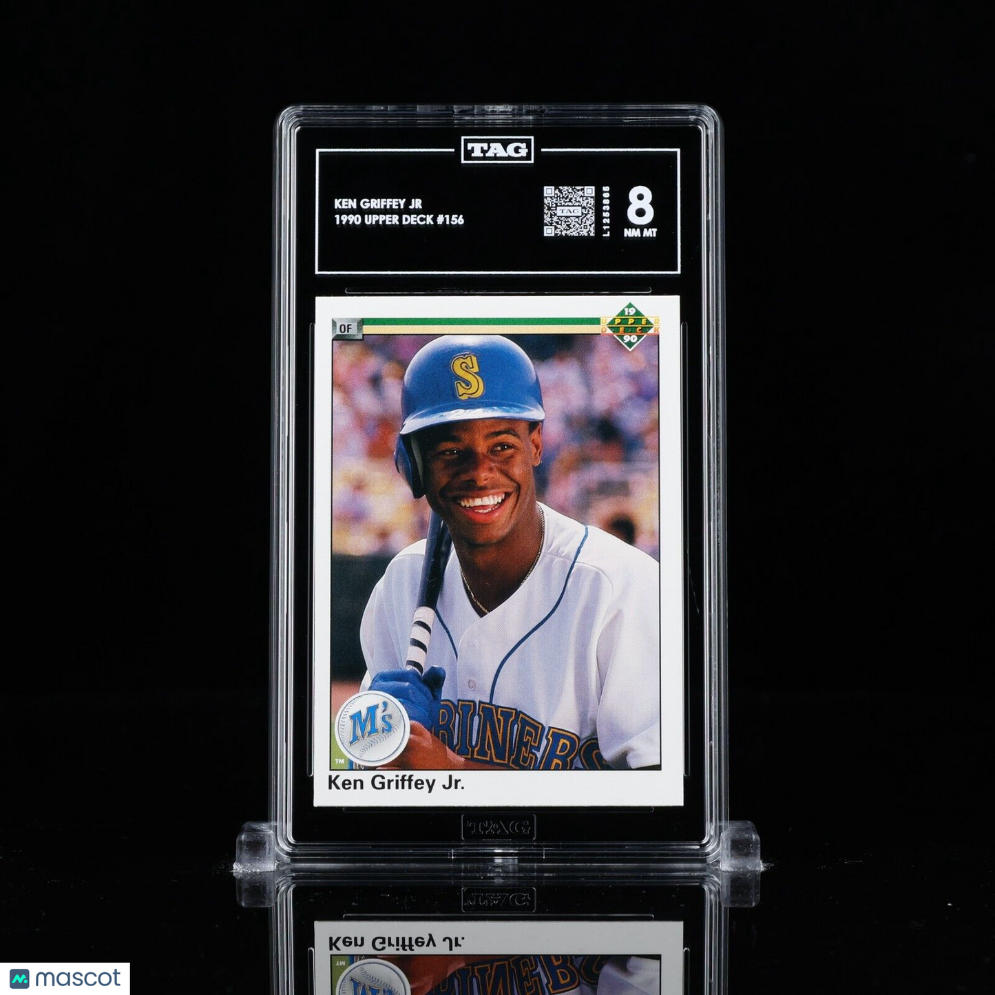 Ken Griffey Jr 1990 Upper Deck #156 MVP HOF TAG 8 NEAR MINT L1253865