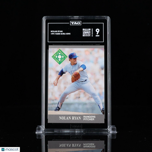 Nolan Ryan 1991 Fleer Ultra #395 HOF TAG 9 MINT N1524683