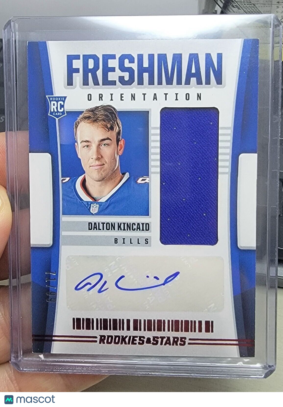 2023 Panini Rookies & Stars Freshman Orientation  FO-DK Dalton Kincaid auto /99