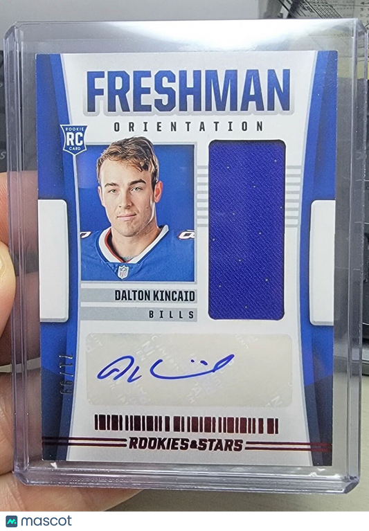 2023 Panini Rookies & Stars Freshman Orientation  FO-DK Dalton Kincaid auto /99