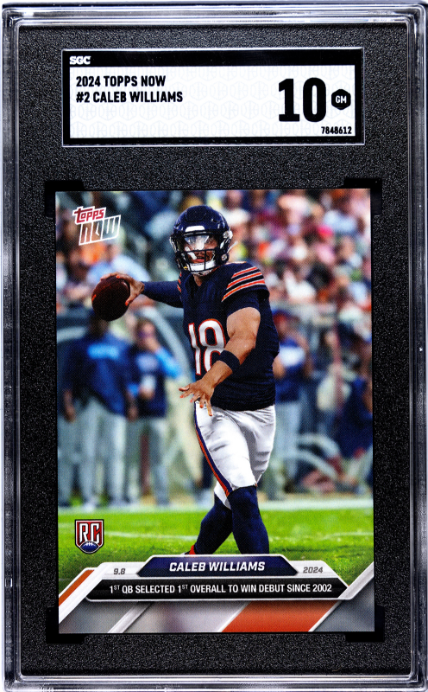 2024 Topps Now #2 Caleb Williams SGC 10