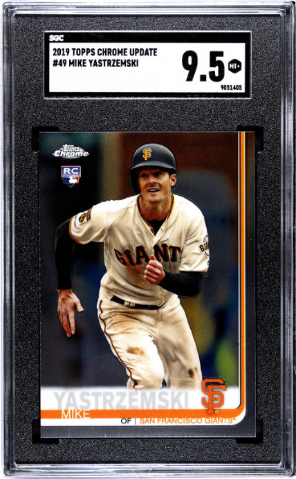 2019 Topps Chrome Update #49 Mike Yastrzemski SGC 9.5