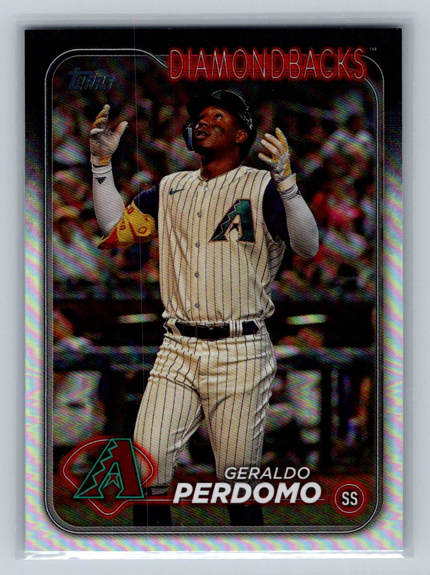 2024 Topps #41 Geraldo Perdomo Rainbow Foil