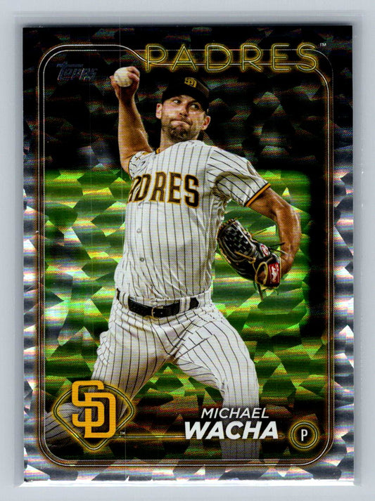 2024 Topps #245 Michael Wacha Silver Crackle Foil