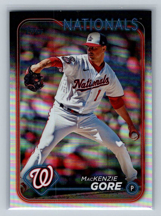 2024 Topps #113 MacKenzie Gore Rainbow Foil