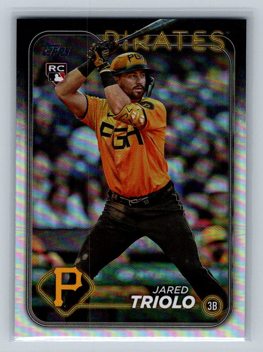 2024 Topps #281 Jared Triolo Rainbow Foil