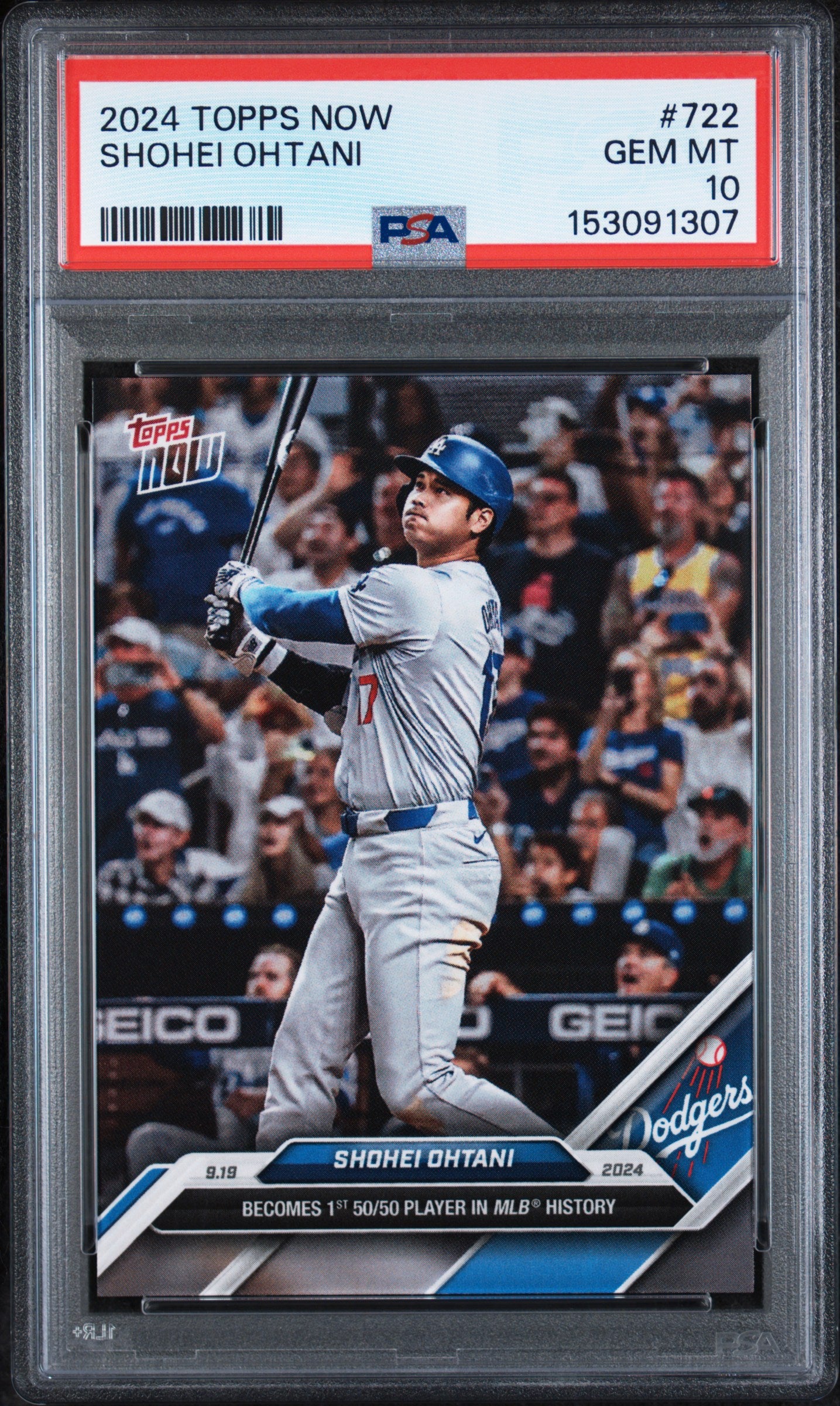 2024 Topps Now #722 Shohei Ohtani PSA 10