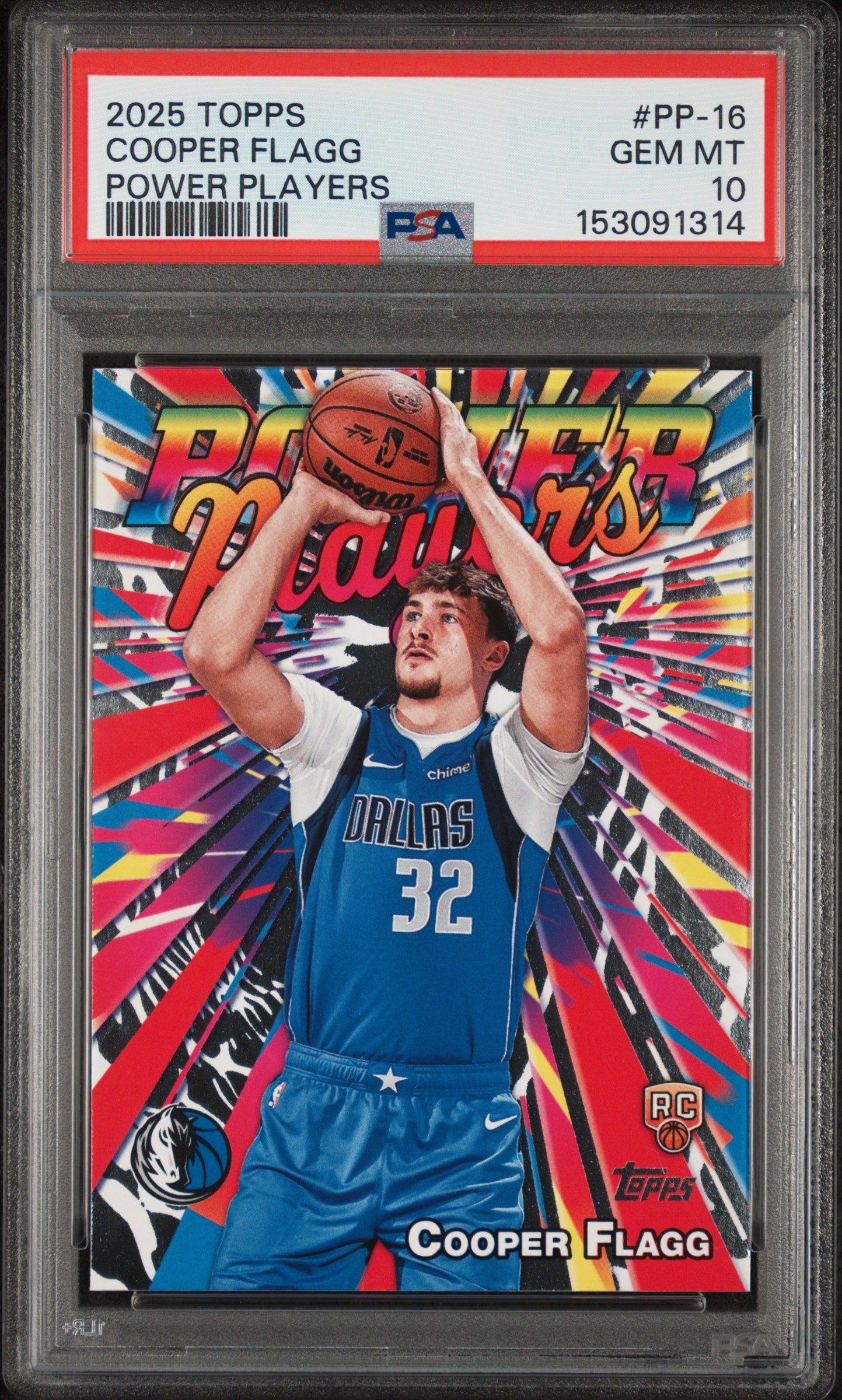 2025-26 Topps #PP-16 Cooper Flagg Power Players PSA 10