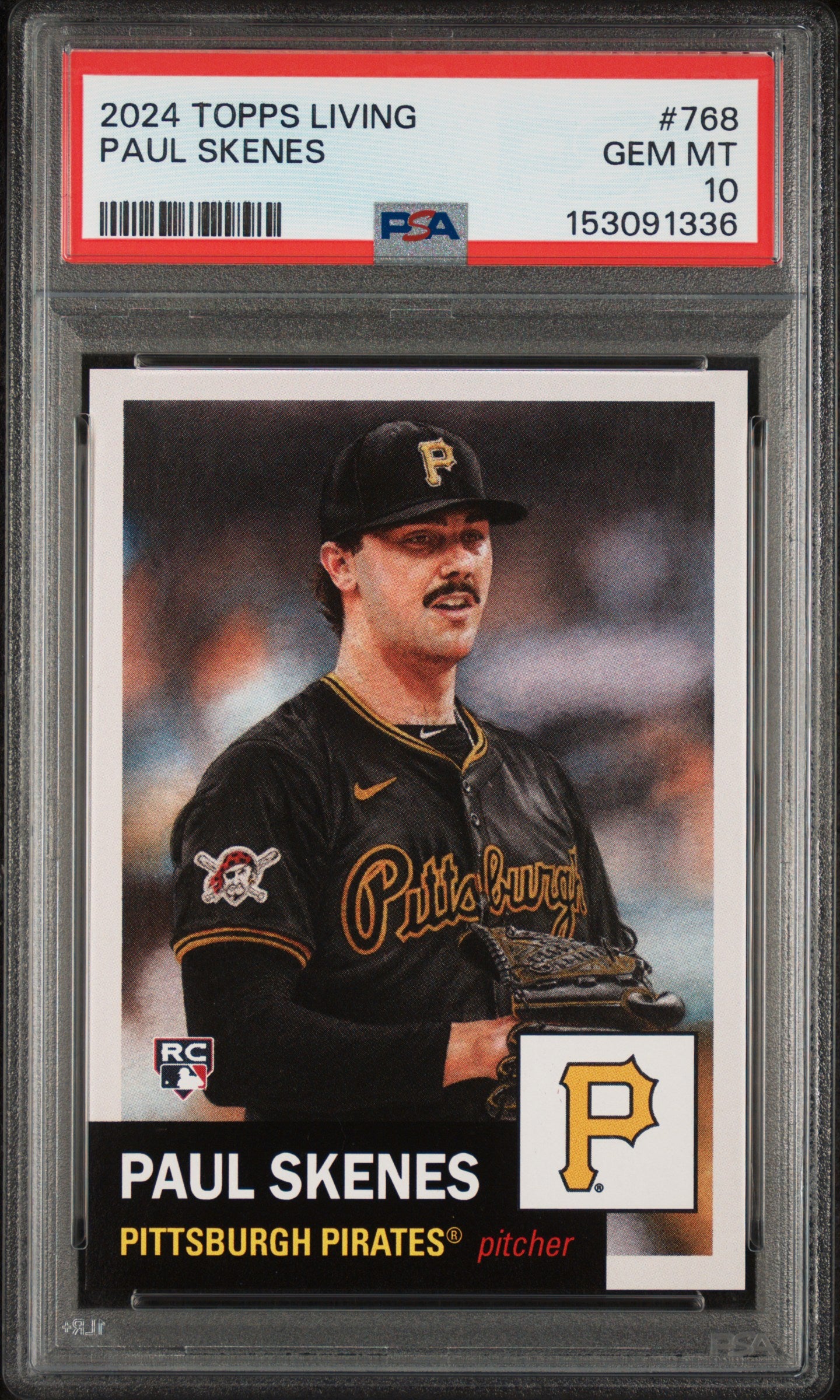 2024 Topps Living #768 Paul Skenes PSA 10
