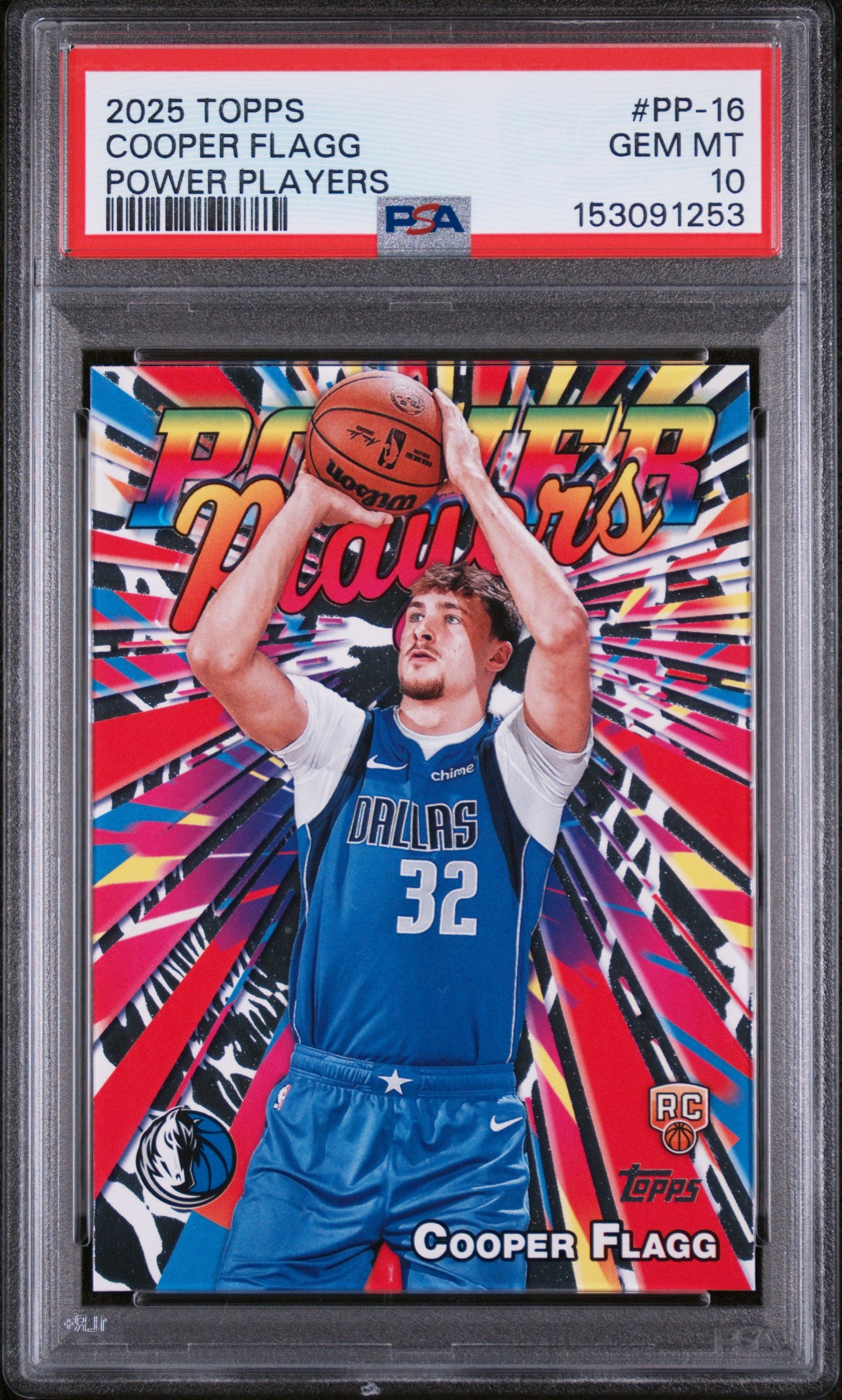2025-26 Topps #PP-16 Cooper Flagg Power Players PSA 10