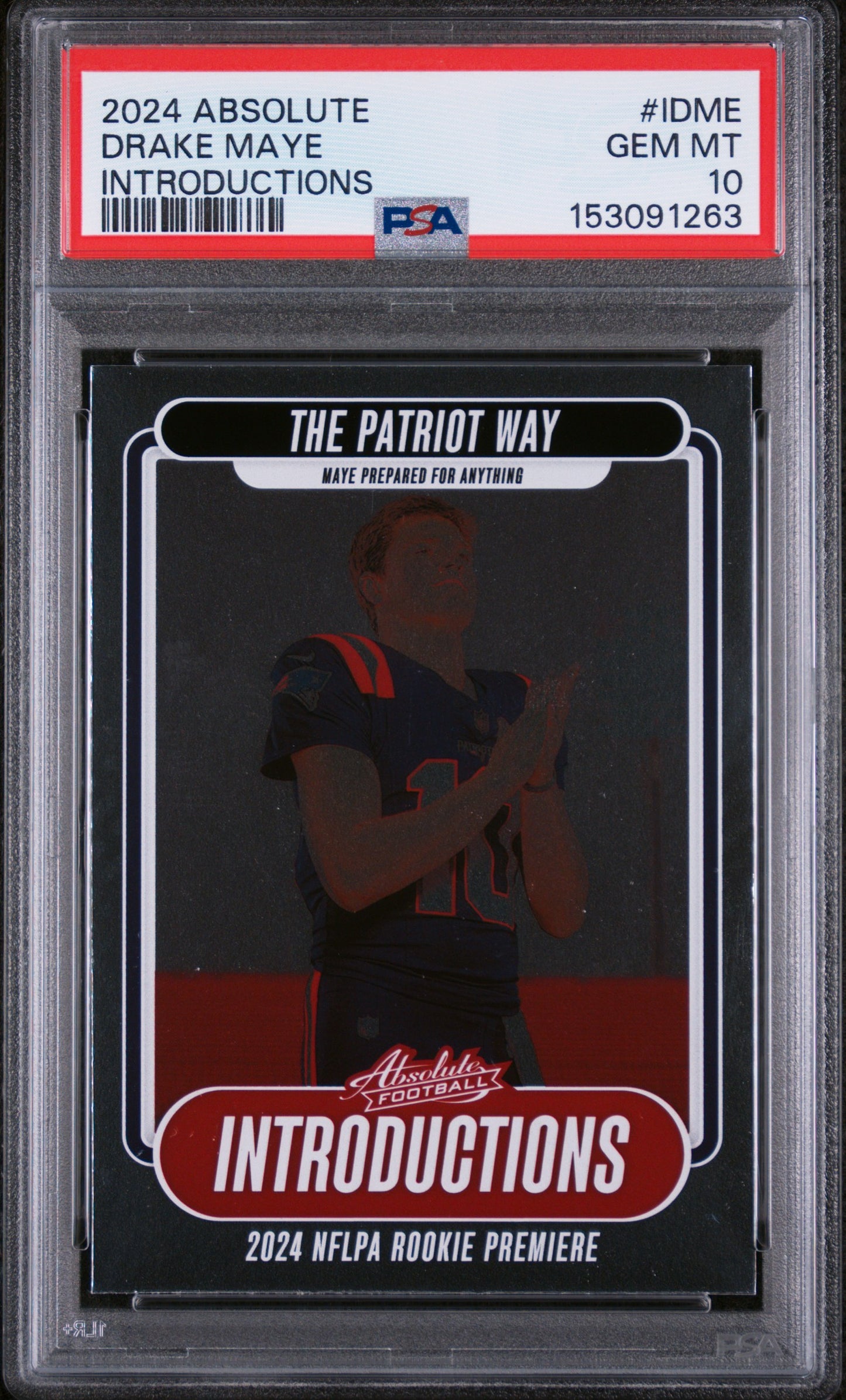 2024 Panini Absolute #I-DME Drake Maye Introductions PSA 10