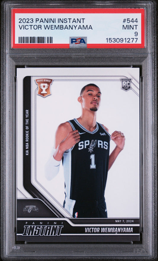 2023-24 Panini Instant NBA #544 Victor Wembanyama PSA 9