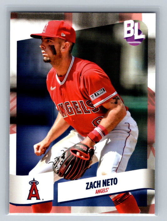 2024 Topps Big League #47 Zach Neto Electric Orange