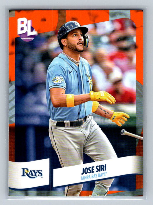 2024 Topps Big League #145 Jose Siri Electric Orange