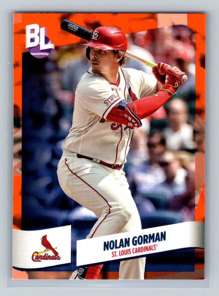 2024 Topps Big League #105 Nolan Gorman Electric Orange