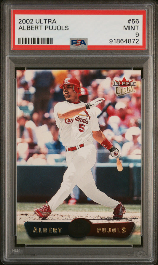 2002 Ultra #56 Albert Pujols PSA 9