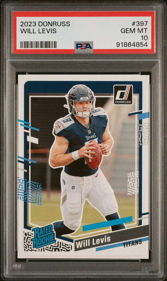 2023 Donruss #397 Will Levis PSA 10