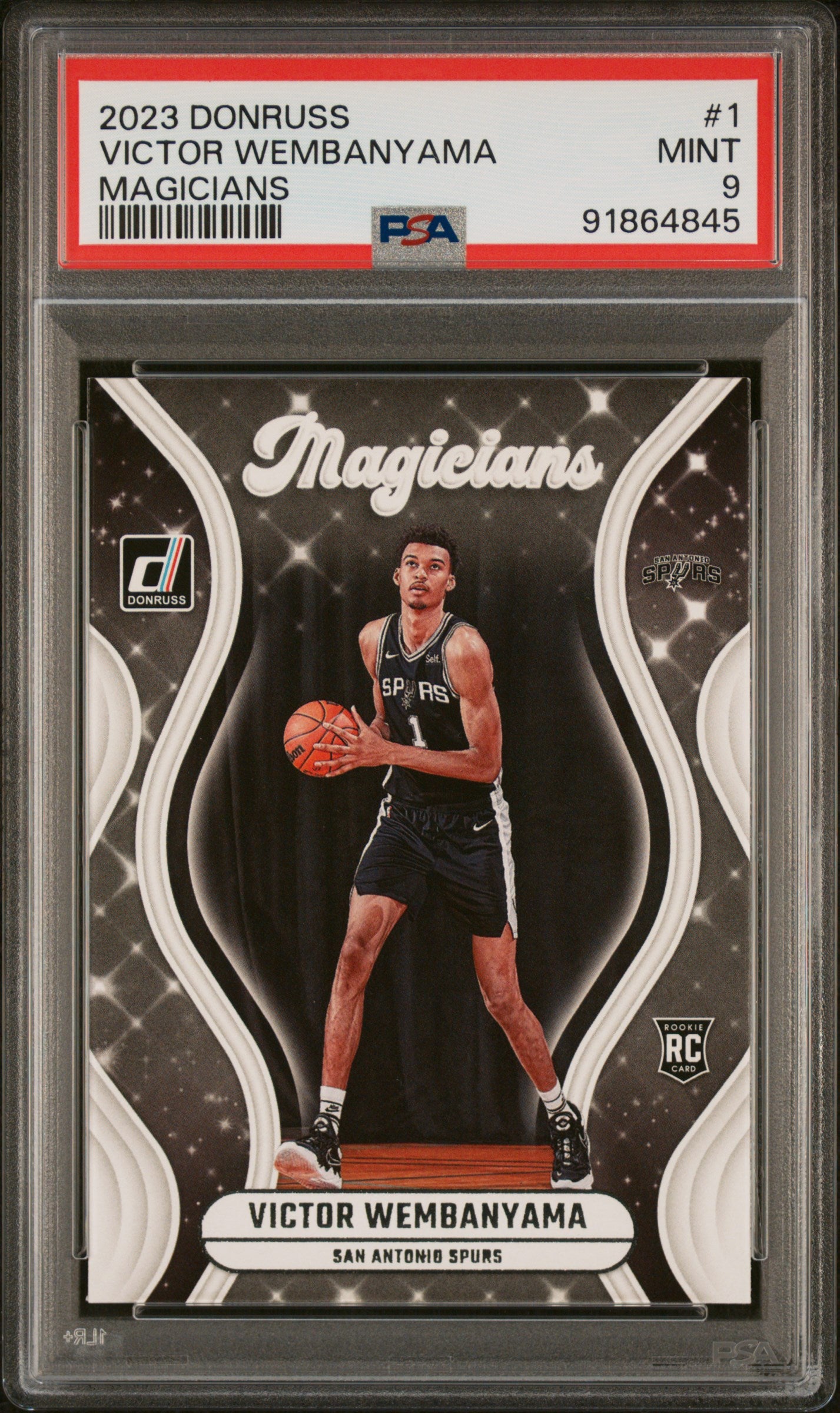 2023-24 Donruss #1 Victor Wembanyama Magicians PSA 9