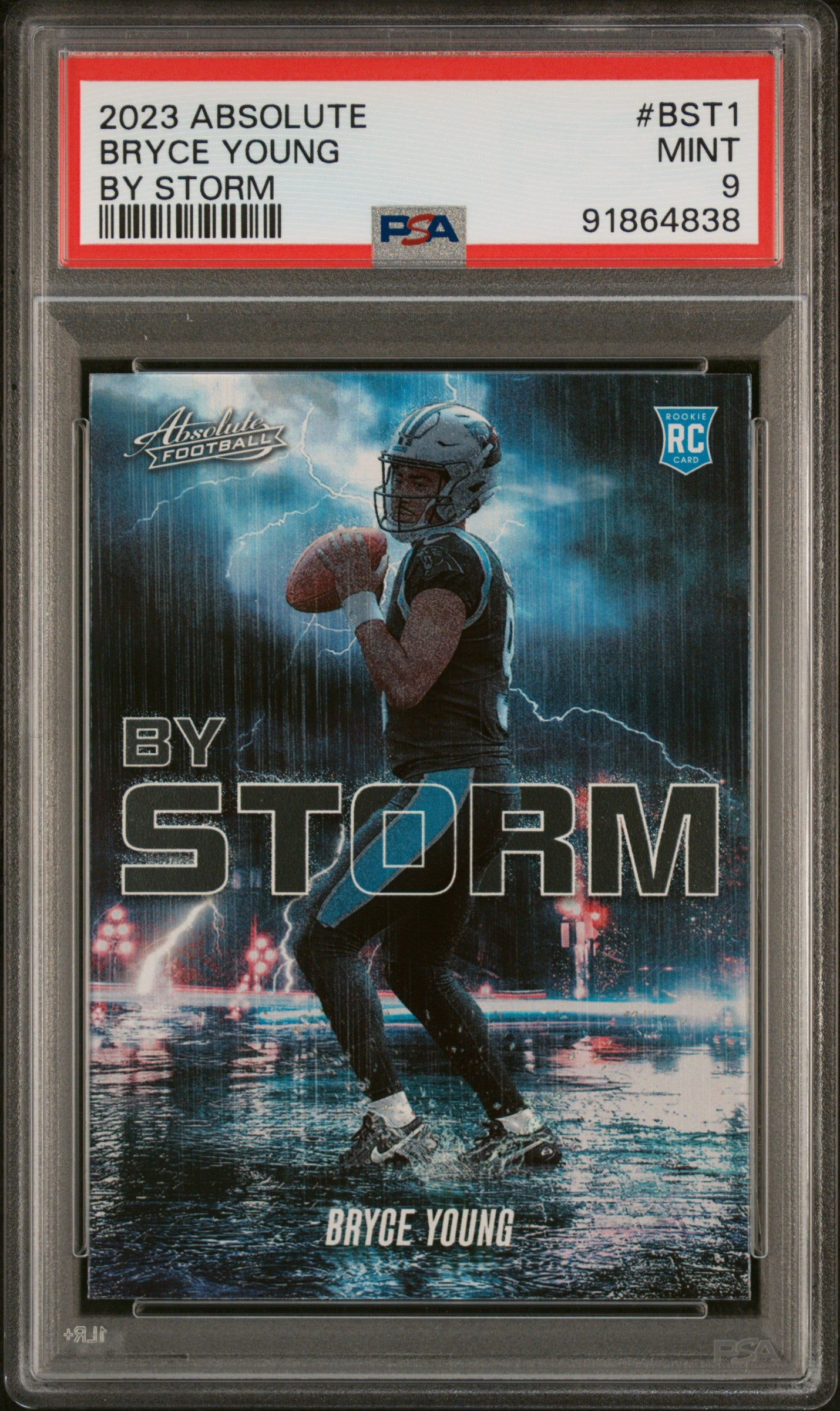 2023 Panini Absolute #BST-1 Bryce Young By Storm PSA 9