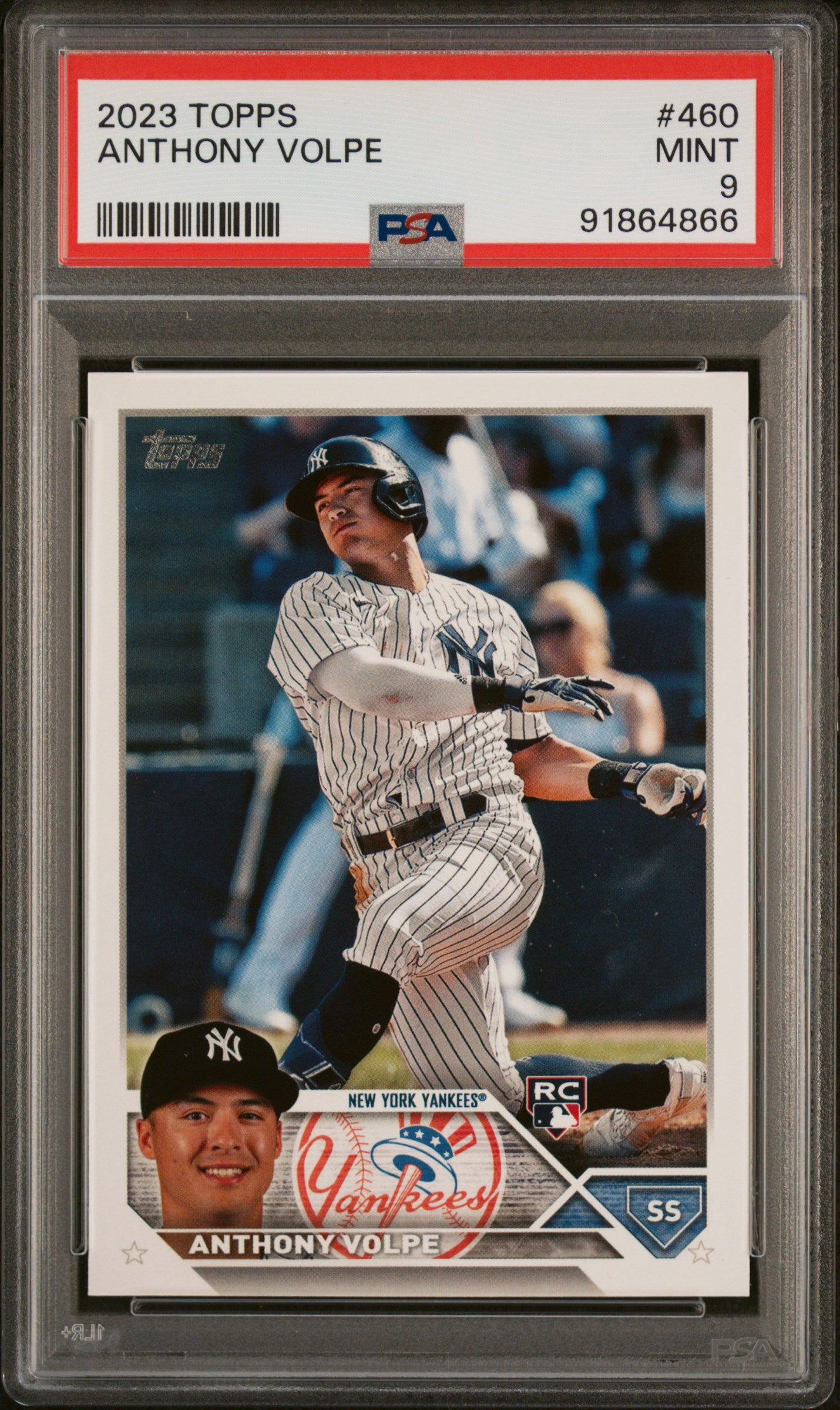 2023 Topps #460 Anthony Volpe PSA 9