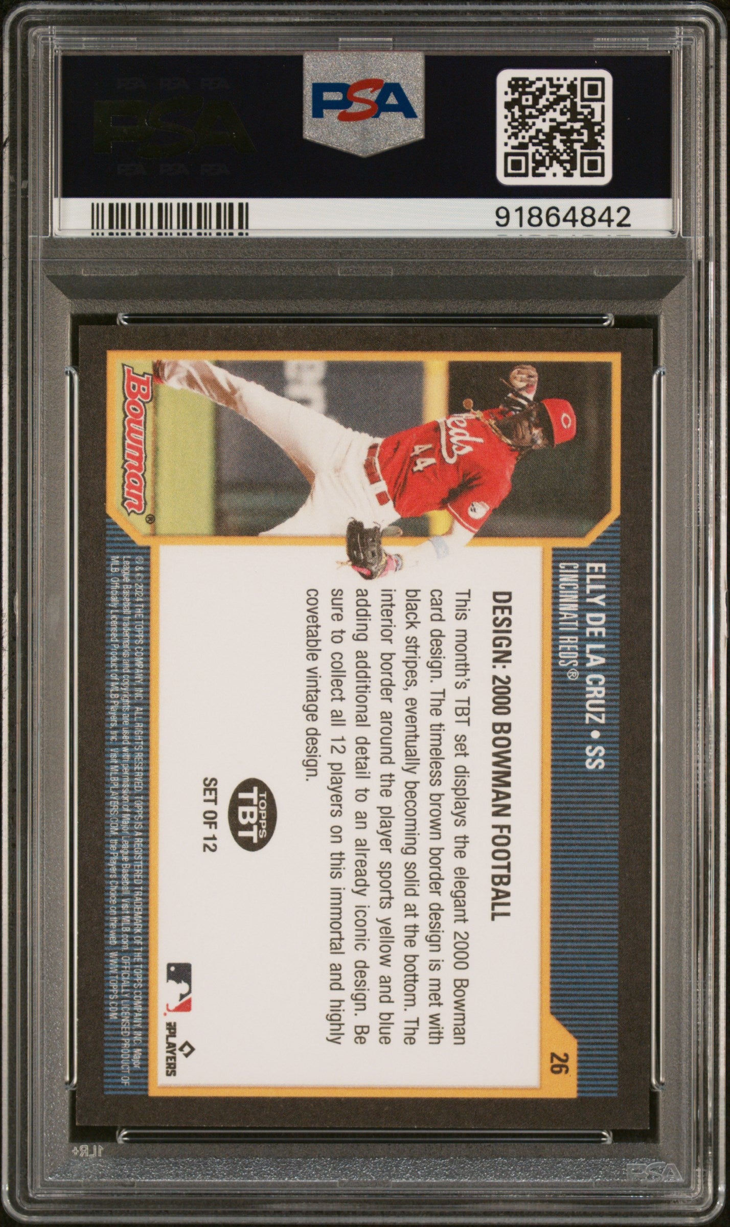 2024 Topps Throwback Thursday #26 Elly de la Cruz PSA 9