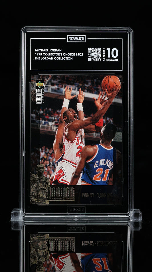 1995-96 Collector's Choice #JC2 Michael Jordan TAG 10 GEM MINT