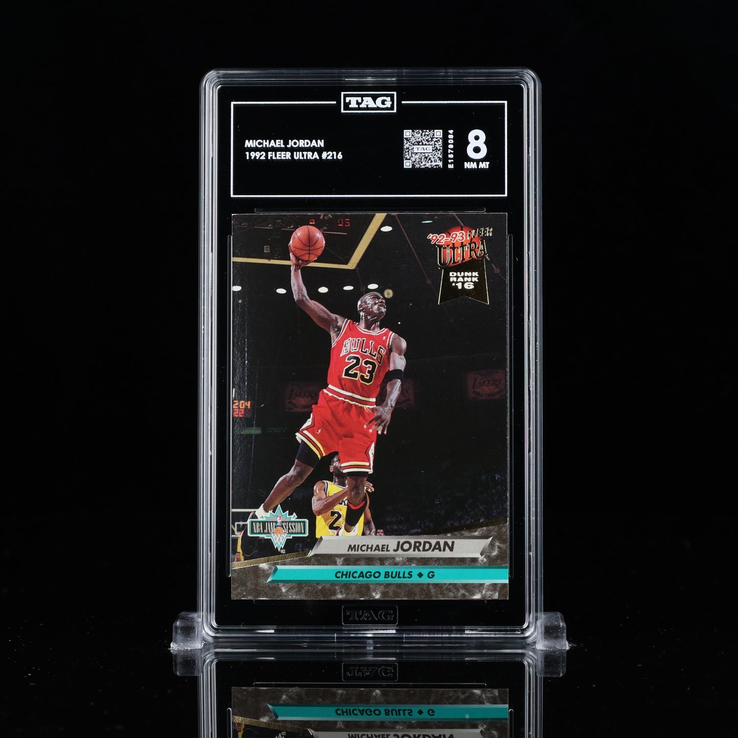 Michael Jordan 1992-93 Ultra #216 HOF TAG 8 NM MT MVP E1579084