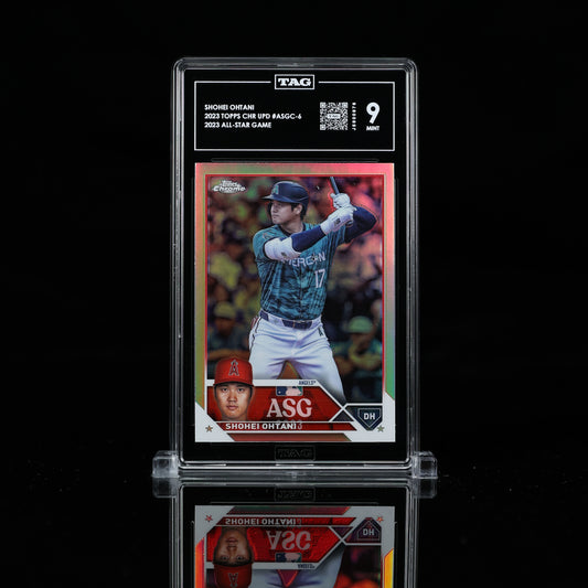 Shohei Ohtani 2023 Topps Chrome Update All-Star Game #ASGC-6 TAG 9 Mint MVP J5800876