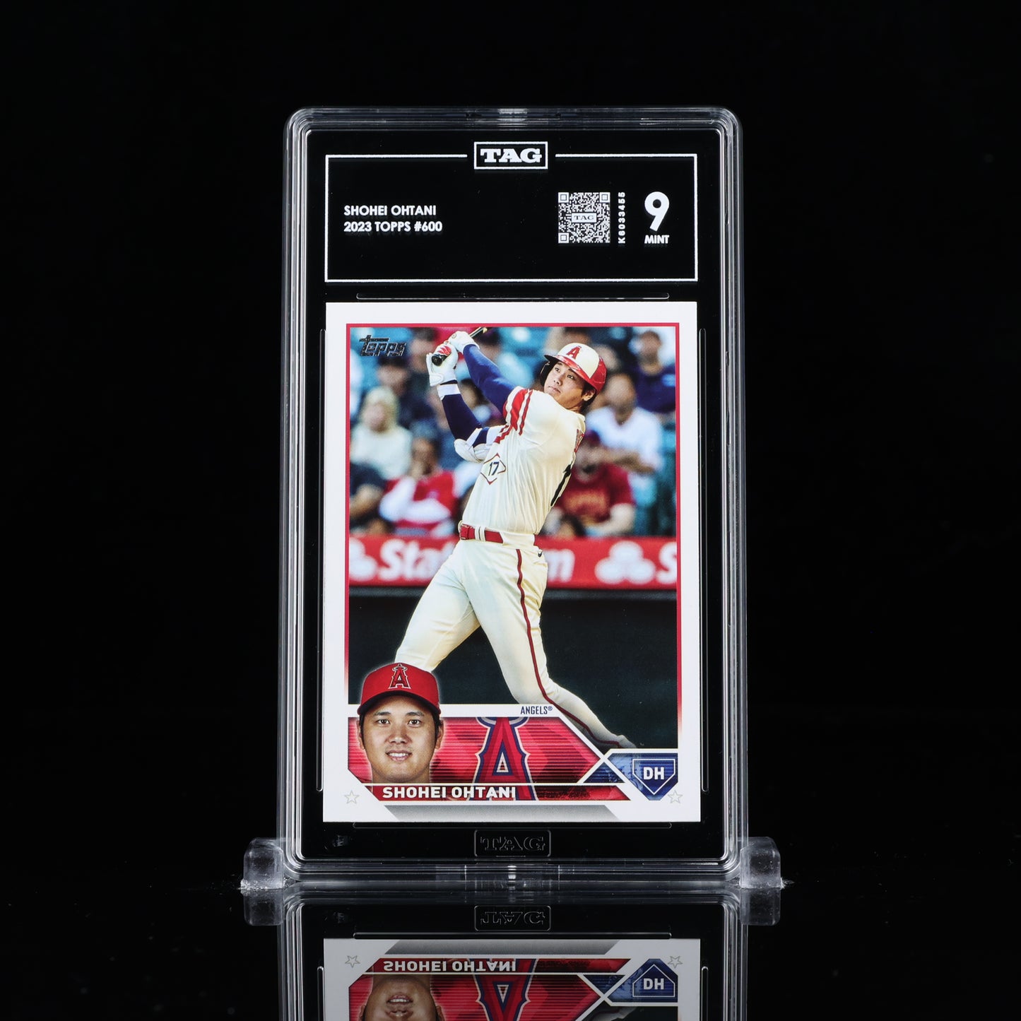 Shoehi Ohtani 2023 Topps #600 MVP TAG 9 MINT K6033455 fresh slab