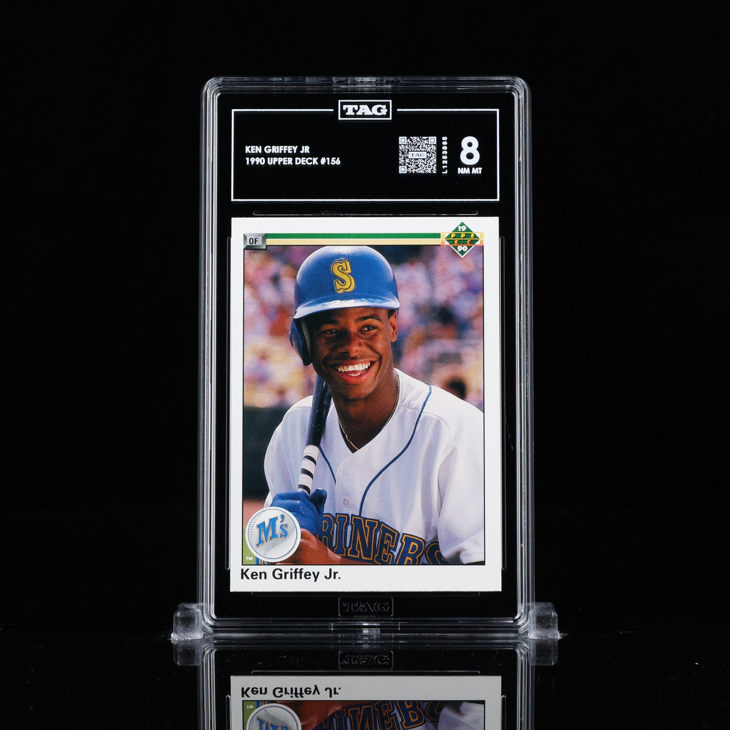 Ken Griffey Jr 1990 Upper Deck #156 MVP HOF TAG 8 NEAR MINT L1253865