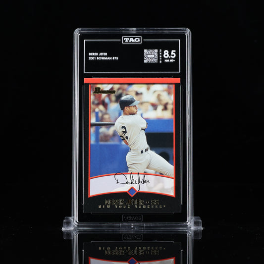 Derek Jeter 2021 Bowman #75 MVP HOF TAG 8.5 NEAR MINT+ N1161470