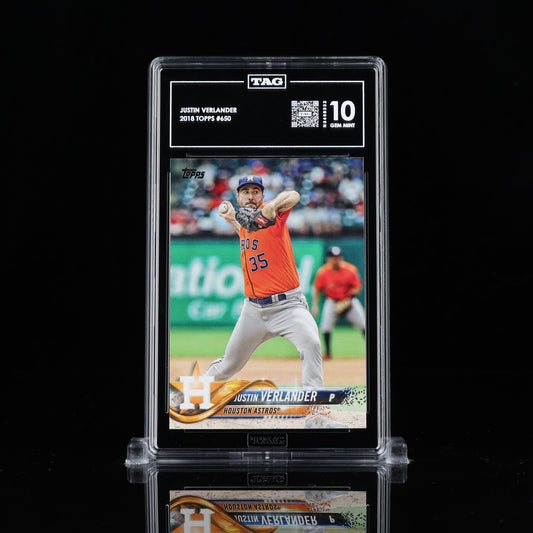 Justin Verlander 2018 Topps #650 MVP Cy Young ROY TAG 10 GEM MINT N3468332 pop 1