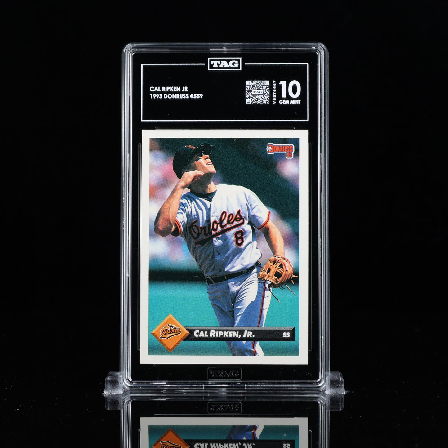 Cal Ripken Jr 1993 Donruss #559 HOF MVP TAG 10 GEM MINT rare pop 1 V5375447