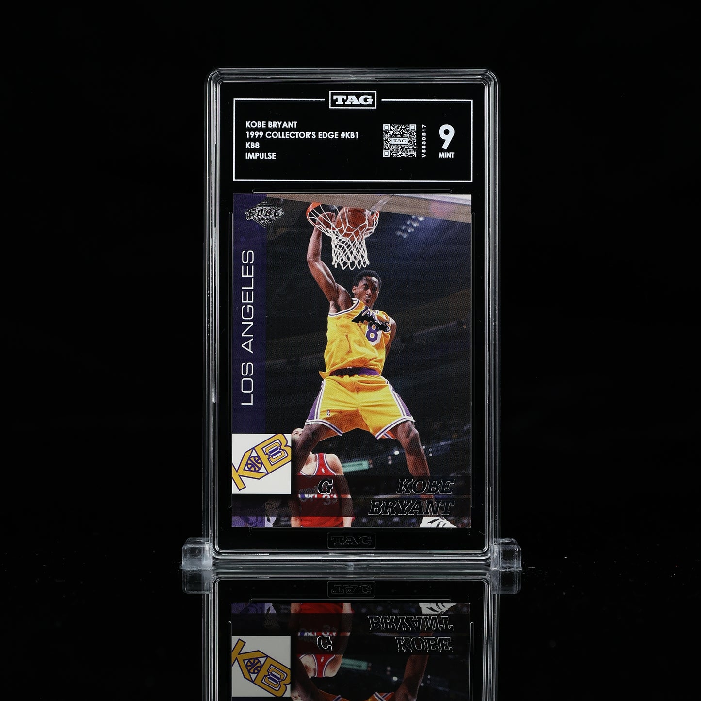 Kobe Bryant 1999 Collectors Edge KB1 HOF TAG 9MINT+ MVP rare pop 1 V5830817