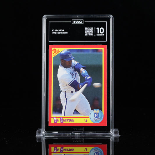 Bo Jackson 1990 Score  #280 MVP TAG 10 GEM MINT rare pop 1  X1449340