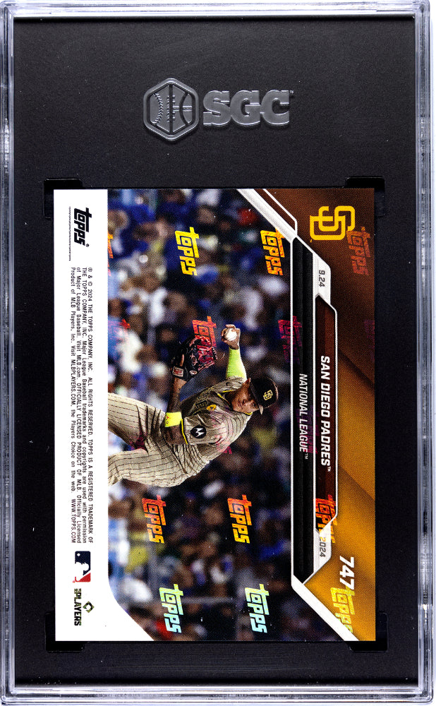 San Diego Padres 2024 Topps Now #747 SGC 9.5