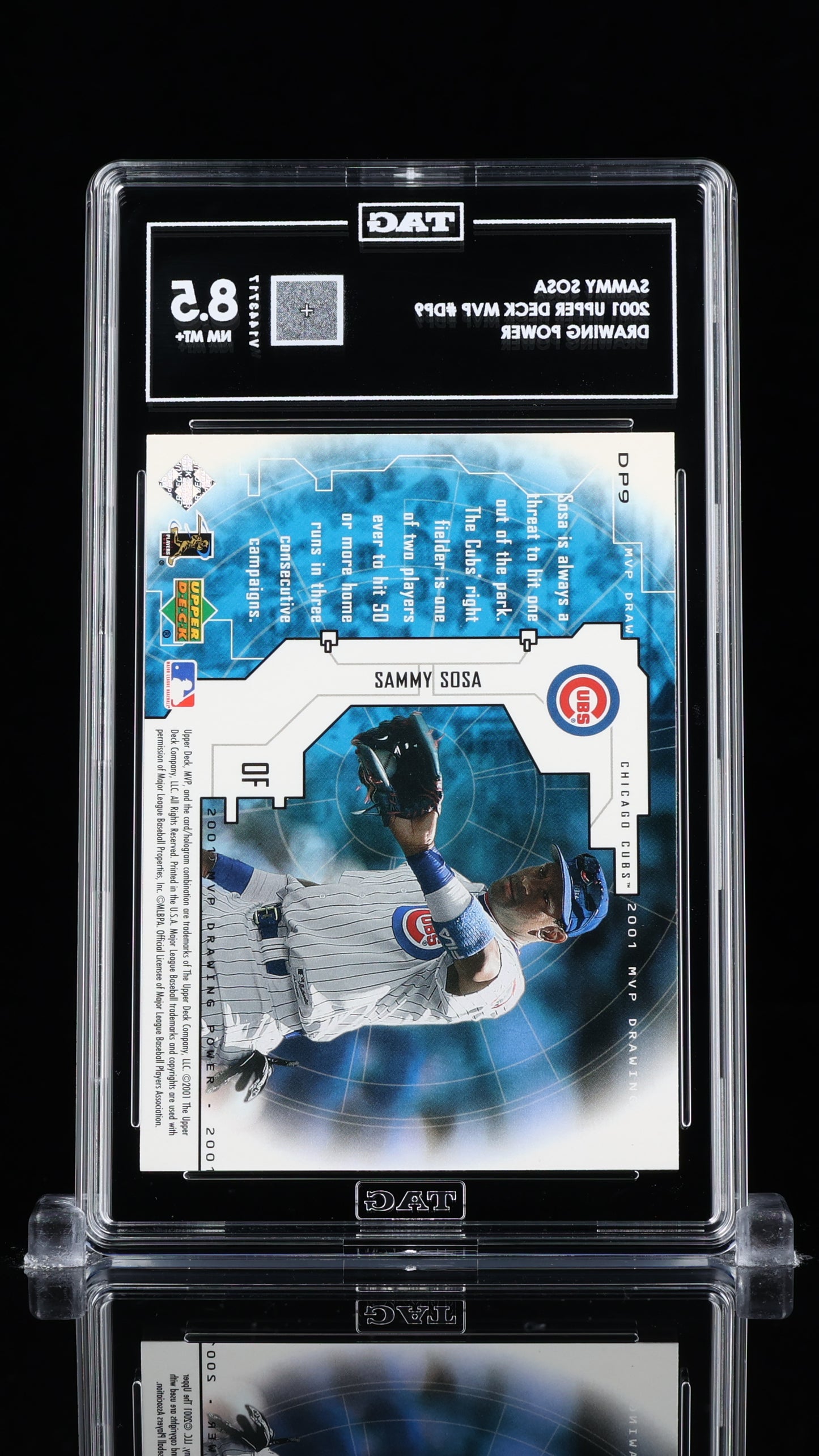 Sammy Sosa Upper Deck MVP #DP9 Insert TAG 8.5