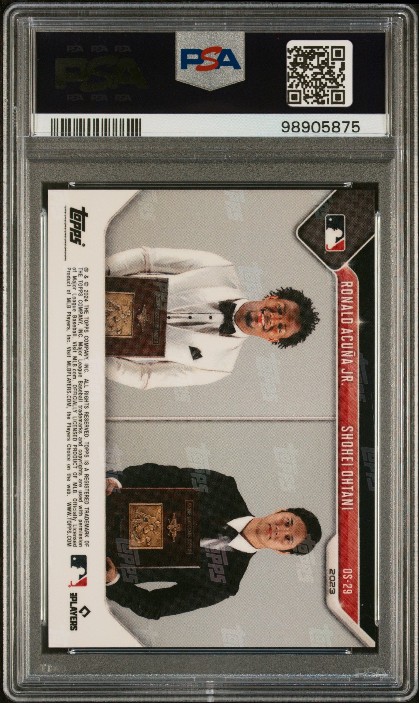 Shohei Ohtani / Ronald Acuna JR. 2023 Topps Now Offseason #OS29 PSA 10