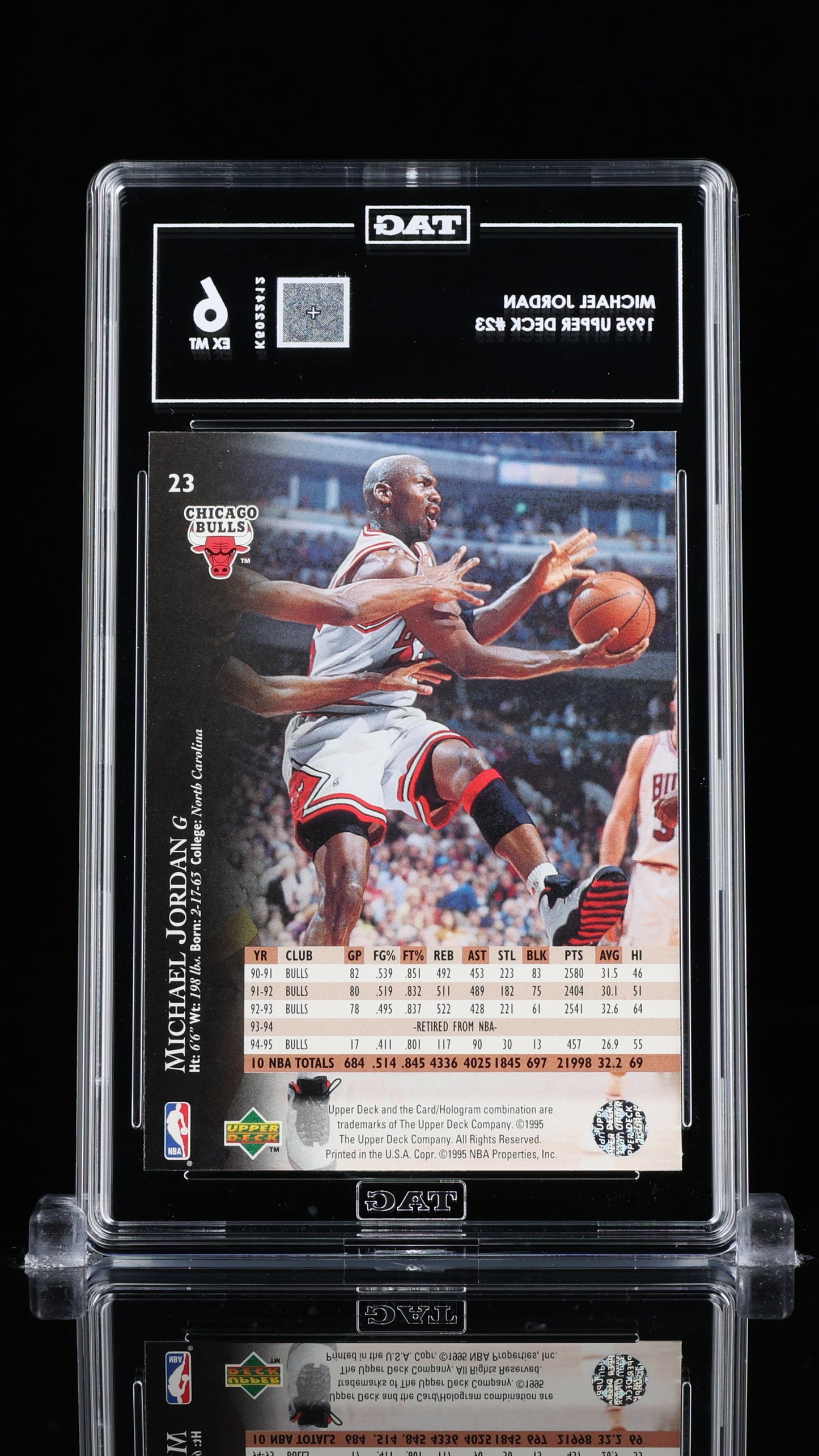 Michael Jordan Upper Deck #23 TAG 6