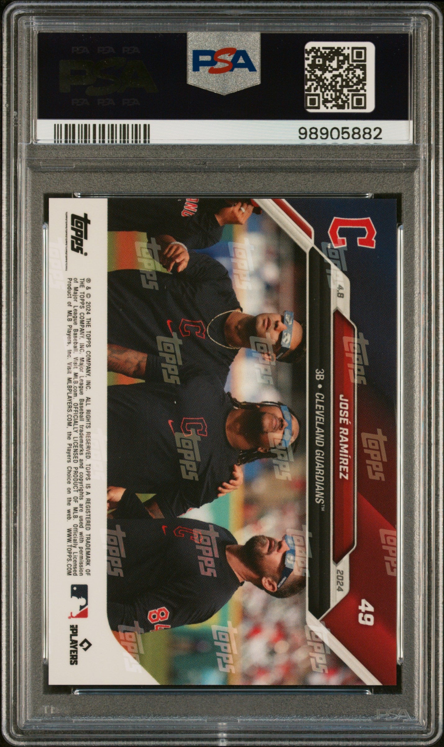 Jose Ramirez 2024 Topps Now #49 PSA 10