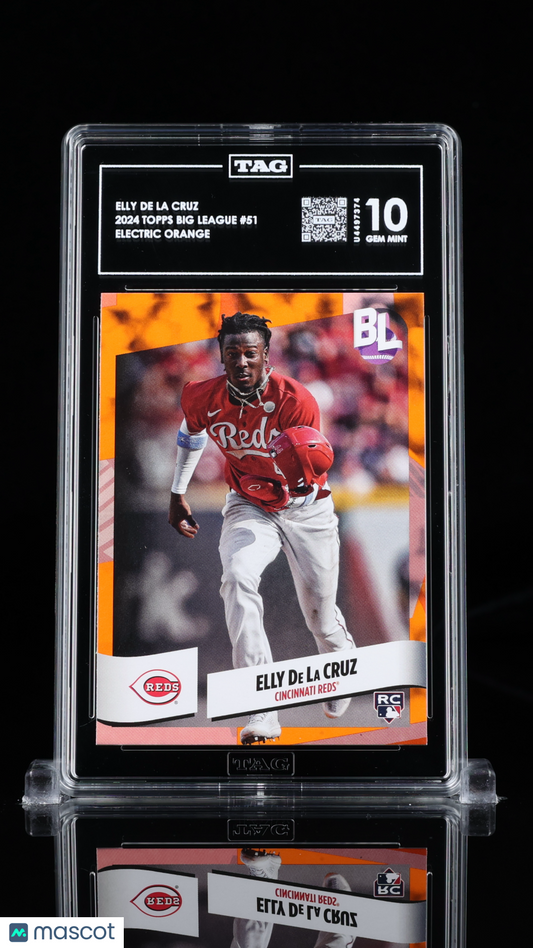 Elly De La Cruz Topps Big League #51 Limited Parallel Rookie TAG 10