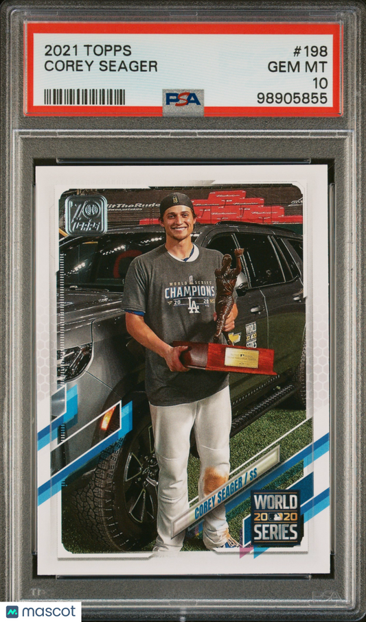 Corey Seager 2021 Topps #198 PSA 10