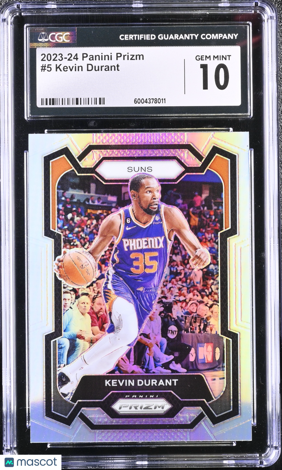 Kevin Durant 2023-24 Panini Prizm #5 CGC 10