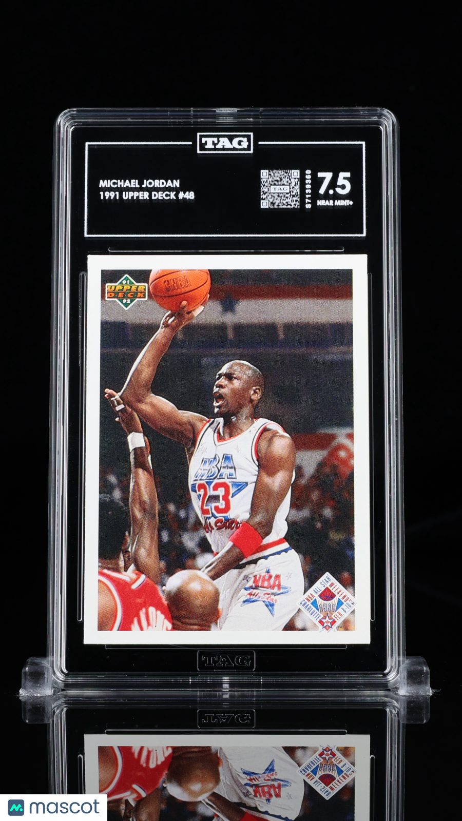 Michael Jordan Upper Deck #48 TAG 7.5