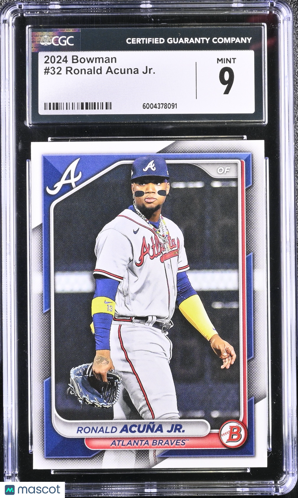 Ronald Acuna Jr. 2024 Bowman #32 CGC 9