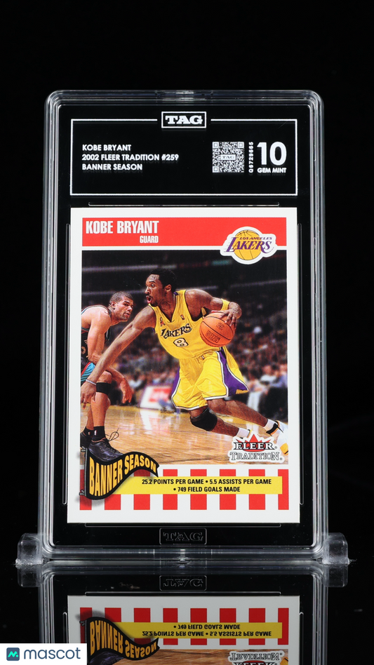 Kobe Bryant Fleer Tradition #259 TAG 10